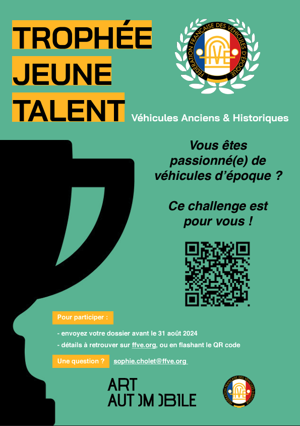 Affiché trophé jeune talent